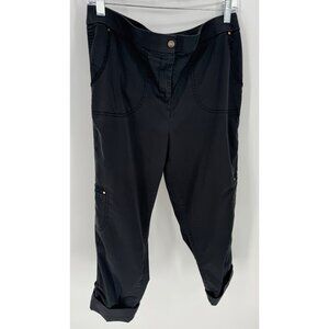 Chicos Women's Poplin Cropped Pants